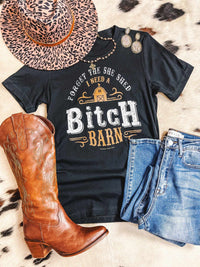 Thumbnail for Bitch Barn Tee-Southern Fried Chics