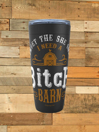 Thumbnail for Bitch Barn Tumbler-Southern Fried Chics