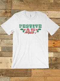 Thumbnail for Festive AF Tee-Southern Fried Chics