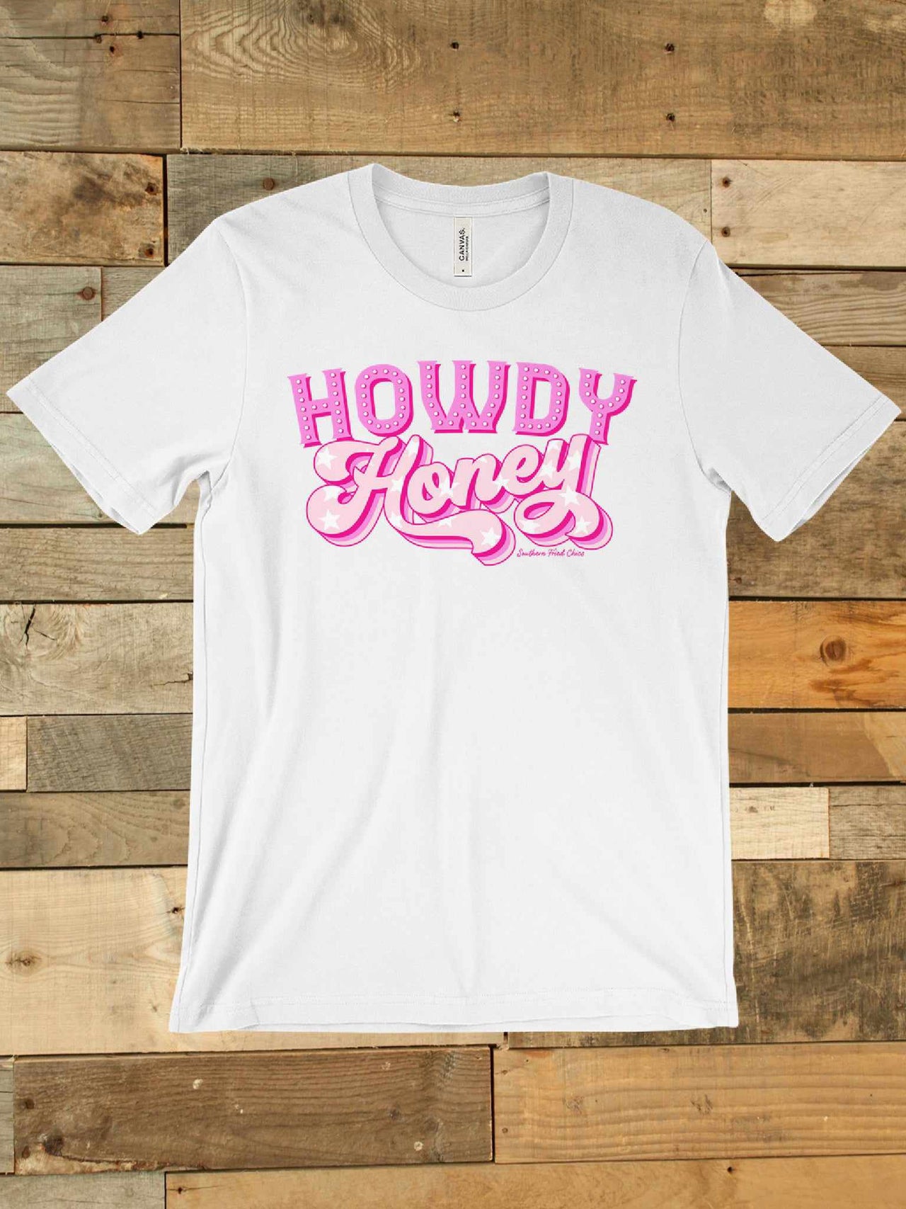 Funny graphic tee for women "Howdy Honey".
