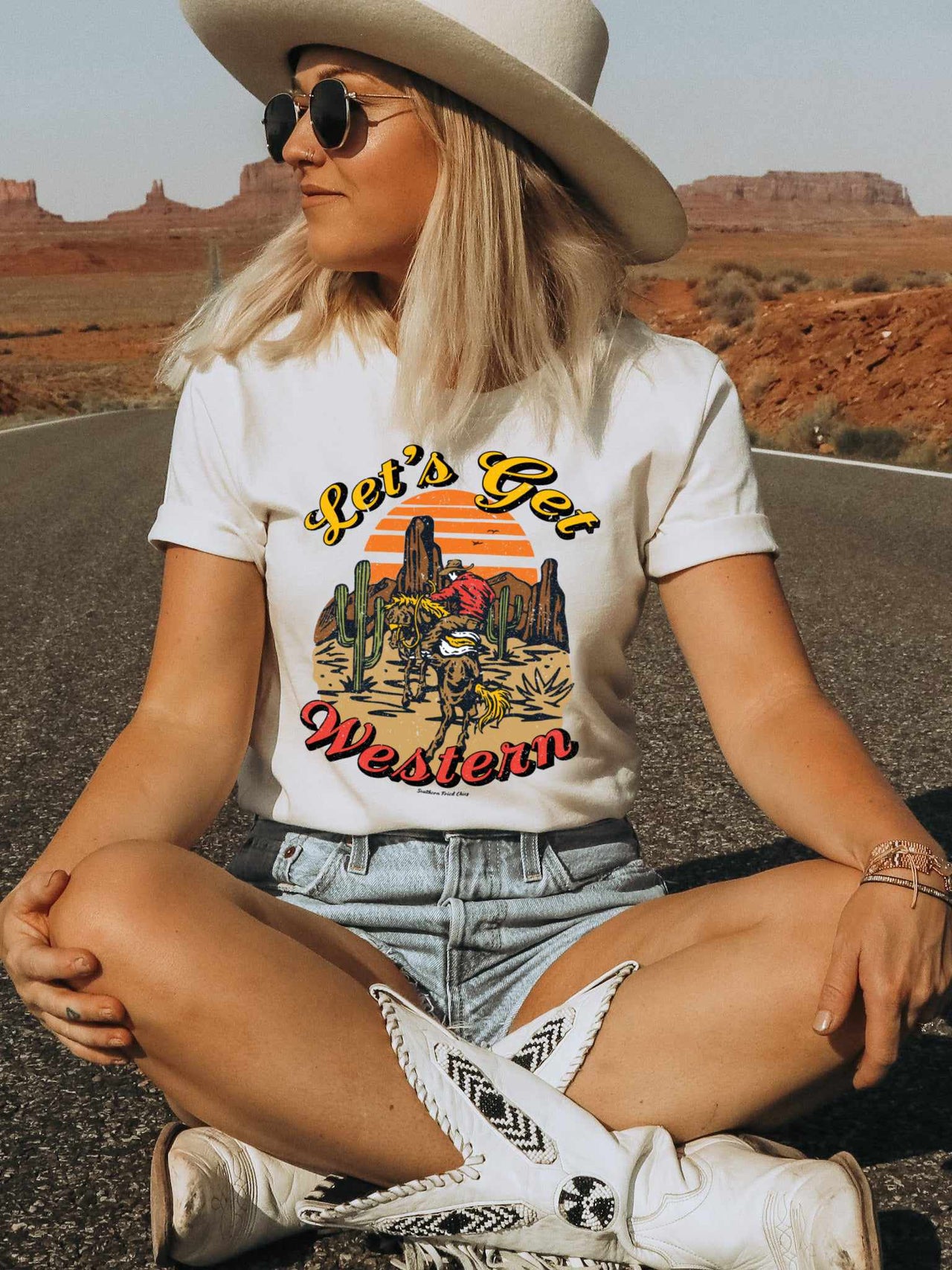 Let's Get Western T shirt