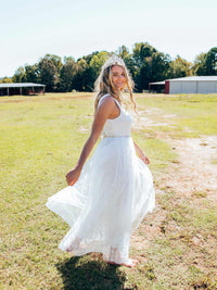 Thumbnail for Bridal Lace Long Dress-Dresses-Southern Fried Chics