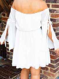 Thumbnail for Cheerful Wishes Dress - White-Dresses-Southern Fried Chics
