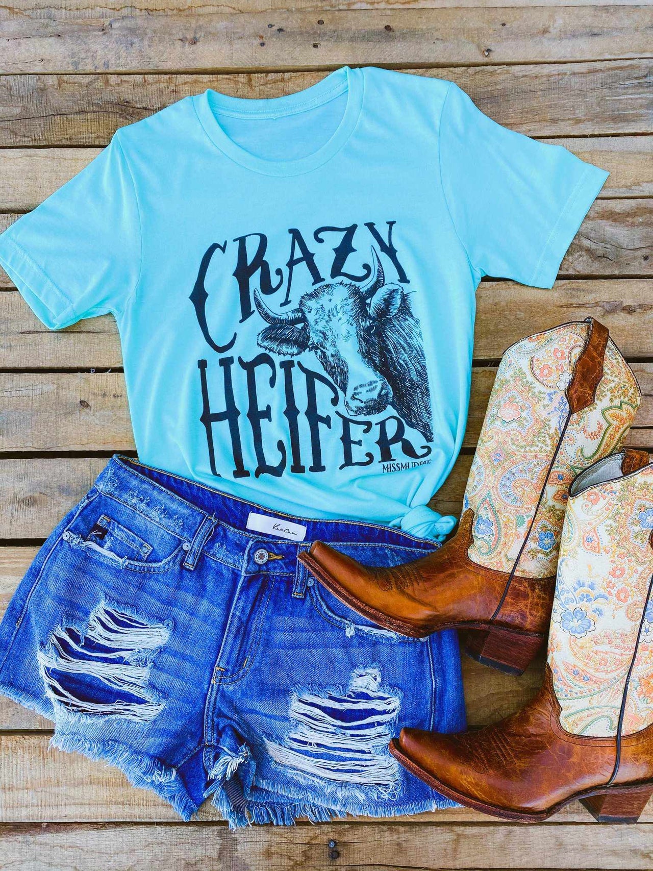 Crazy Heifer Tee | Southern Fried Chics