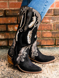 Thumbnail for Dream Catcher Boots - Black-Boots-Southern Fried Chics
