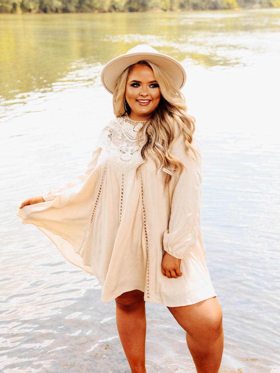 Every Little Thing Dress - Ivory-Dresses-Southern Fried Chics