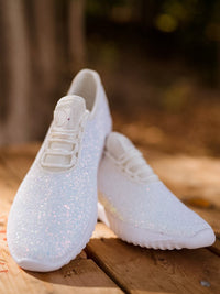 Thumbnail for Glitter Bomb Sneakers - Unicorn on White-Sneaker-Southern Fried Chics