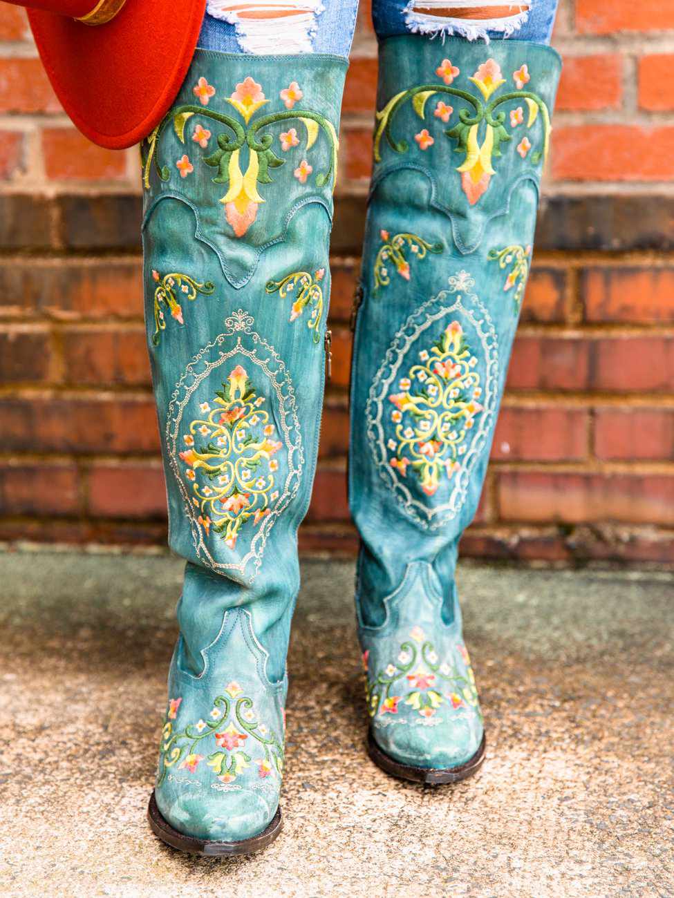 Flower Child Boots-Boots-Southern Fried Chics