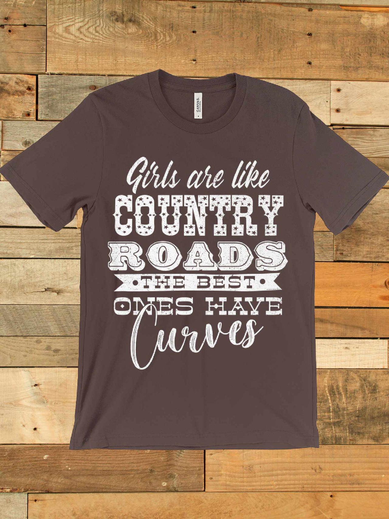 Girls Are Like Country Roads Tee-Southern Fried Chics