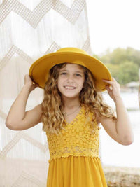 Thumbnail for Girls Southbound Dress - Mustard-Dresses-Southern Fried Chics