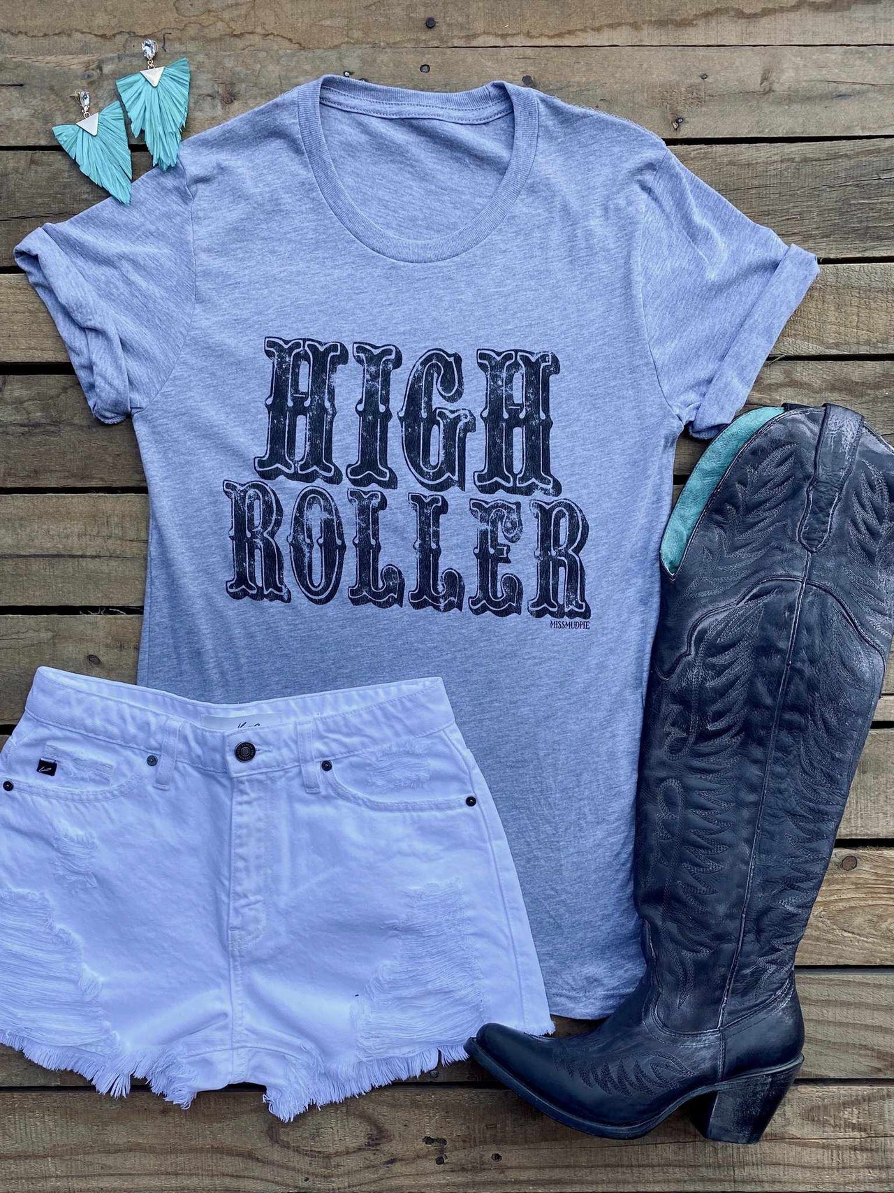 High Roller Tee-T Shirts-Southern Fried Chics