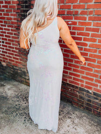 Thumbnail for Hollywood Nights Sequin Dress - Pink Iridescent-Dresses-Southern Fried Chics