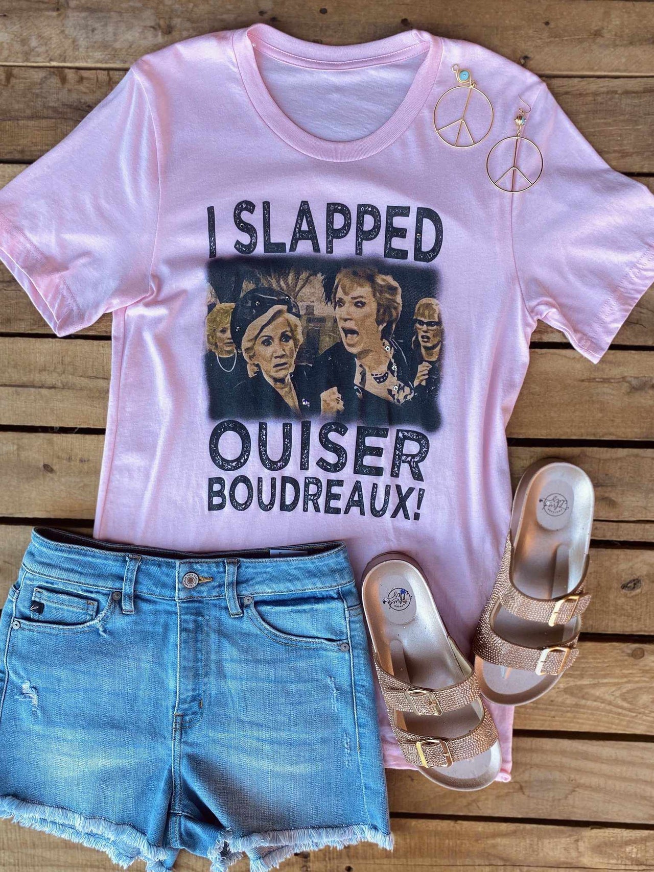 I Slapped Ouiser Tee-T Shirts-Southern Fried Chics