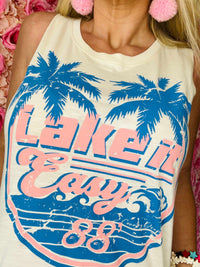 Thumbnail for Lake It Easy 88 Vintage Muscle Tank
