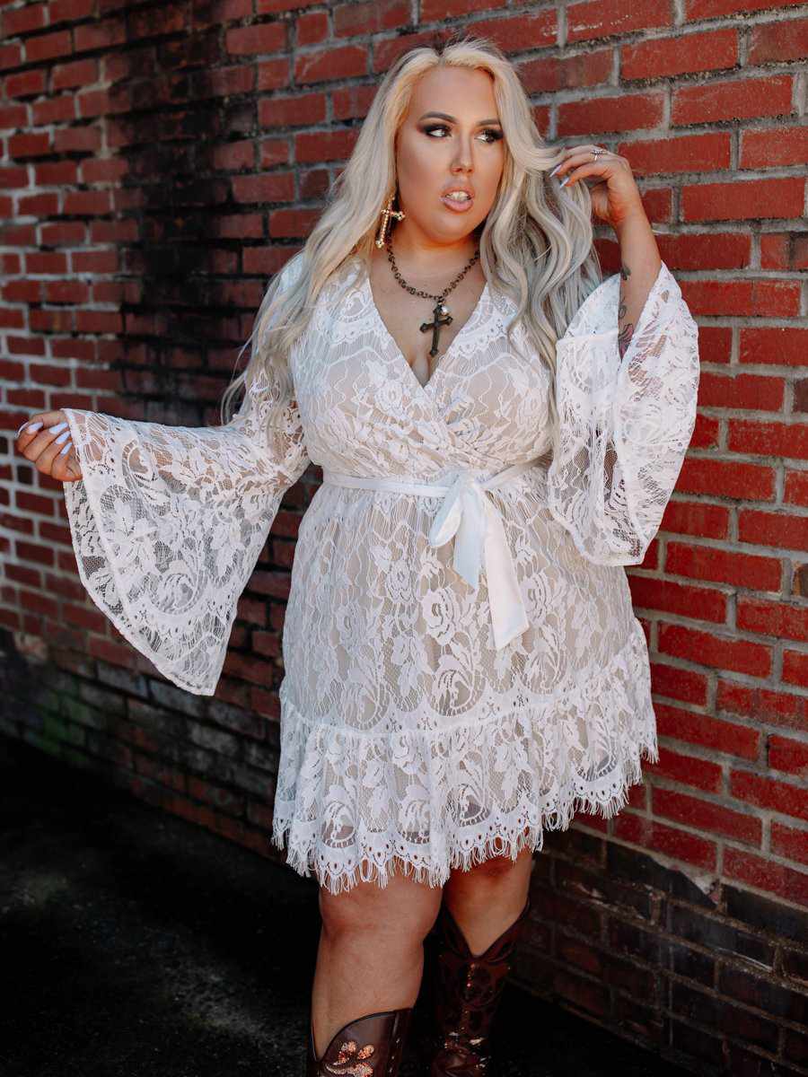 Lacey Belle Dress - White