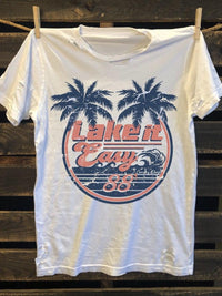 Thumbnail for Lake It Easy Distressed Tee-T Shirts-Southern Fried Chics