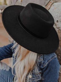Thumbnail for Nashville Wide Brim Hat - Black-Hats-Southern Fried Chics