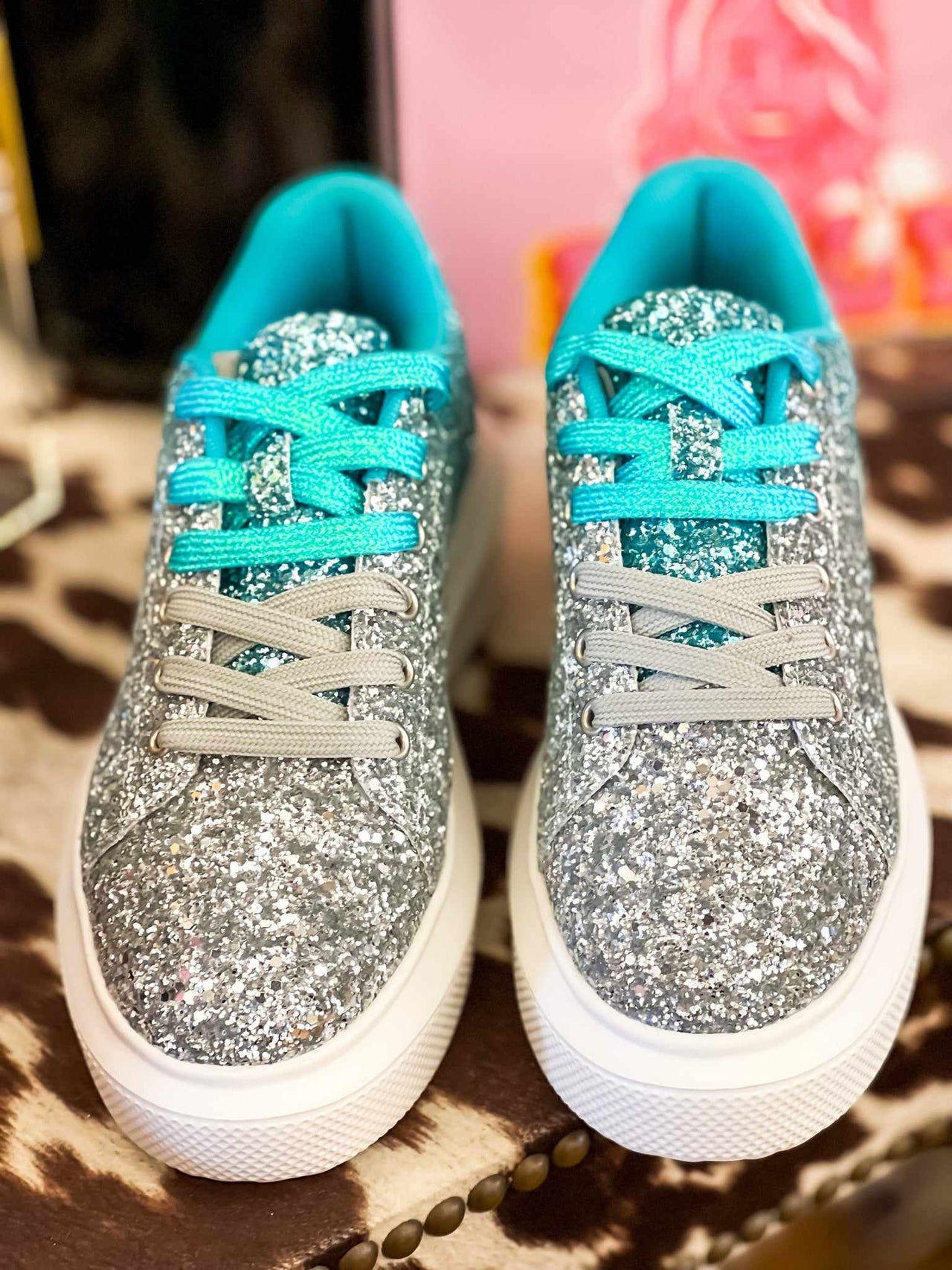Glitter Me Back To the 80's - Turquoise