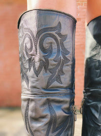 Thumbnail for Jilted Leather Boot - Black-Boots-Southern Fried Chics