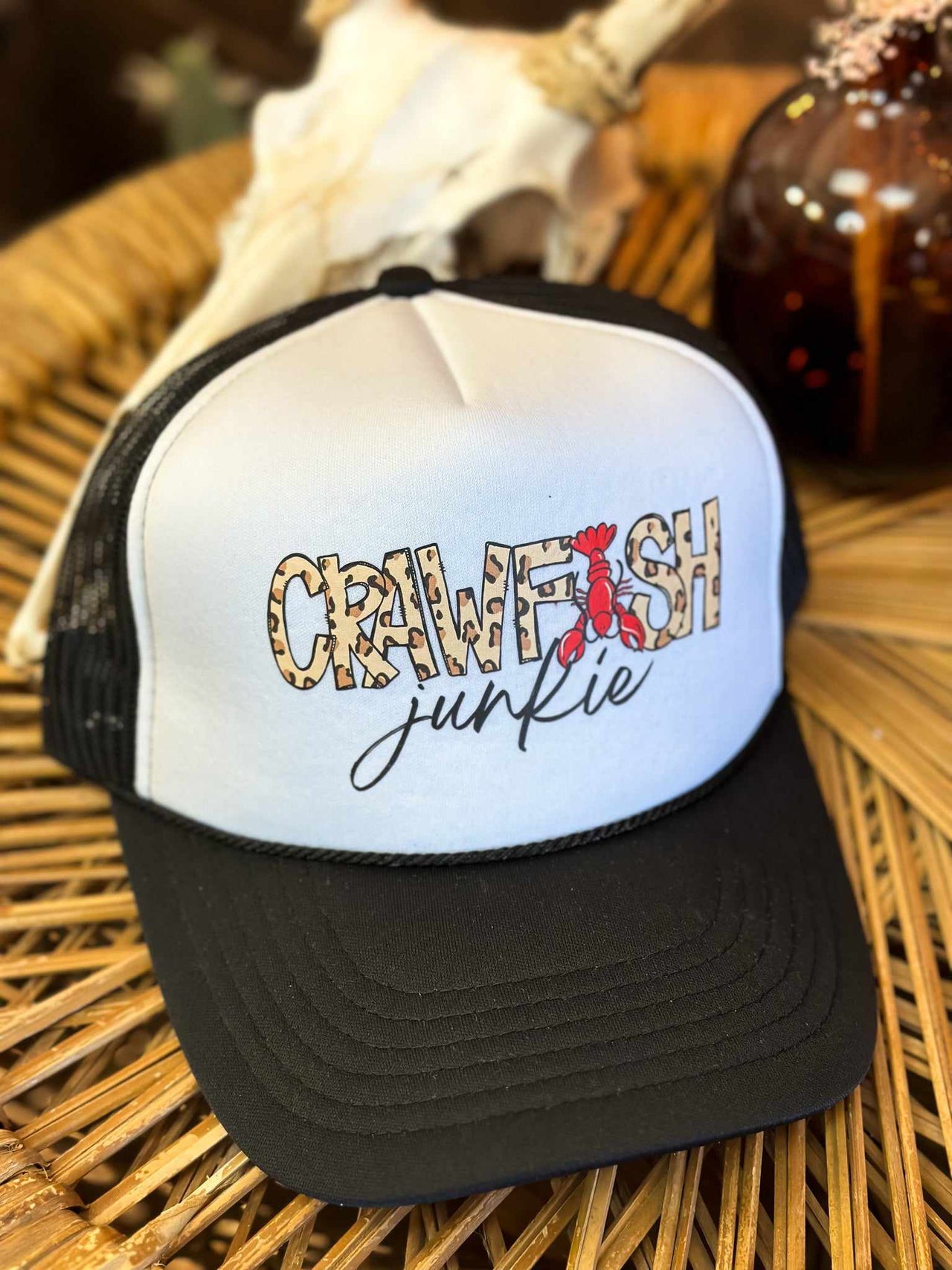 Crawfish Junkie Trucker Hat