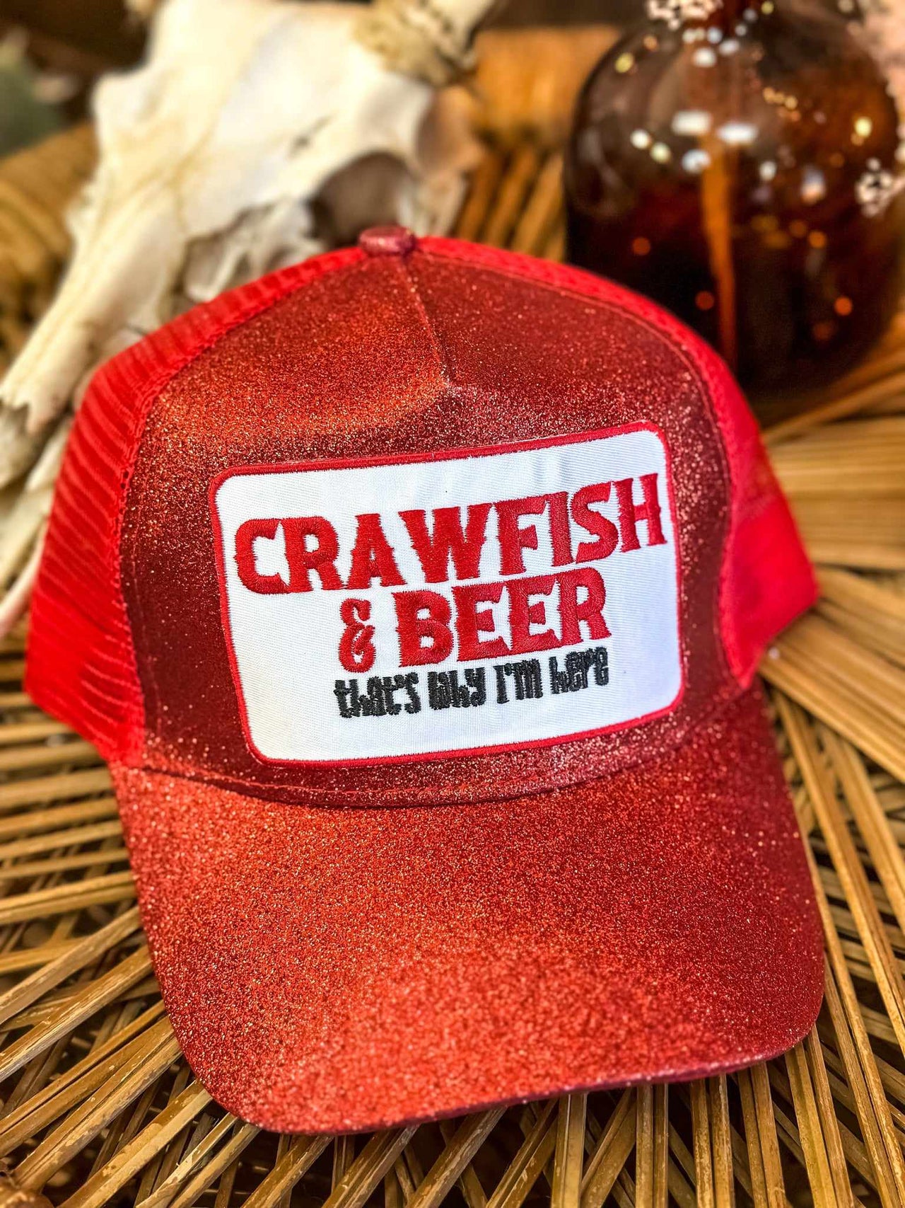Crawfish And Beer Trucker Hat