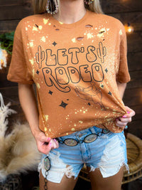 Thumbnail for Lets Rodeo T shirt - Harvest
