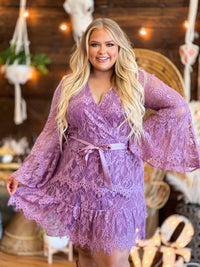 Thumbnail for Lavender lace dress.