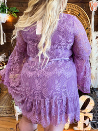 Thumbnail for Lacey Belle Dress - Lavender