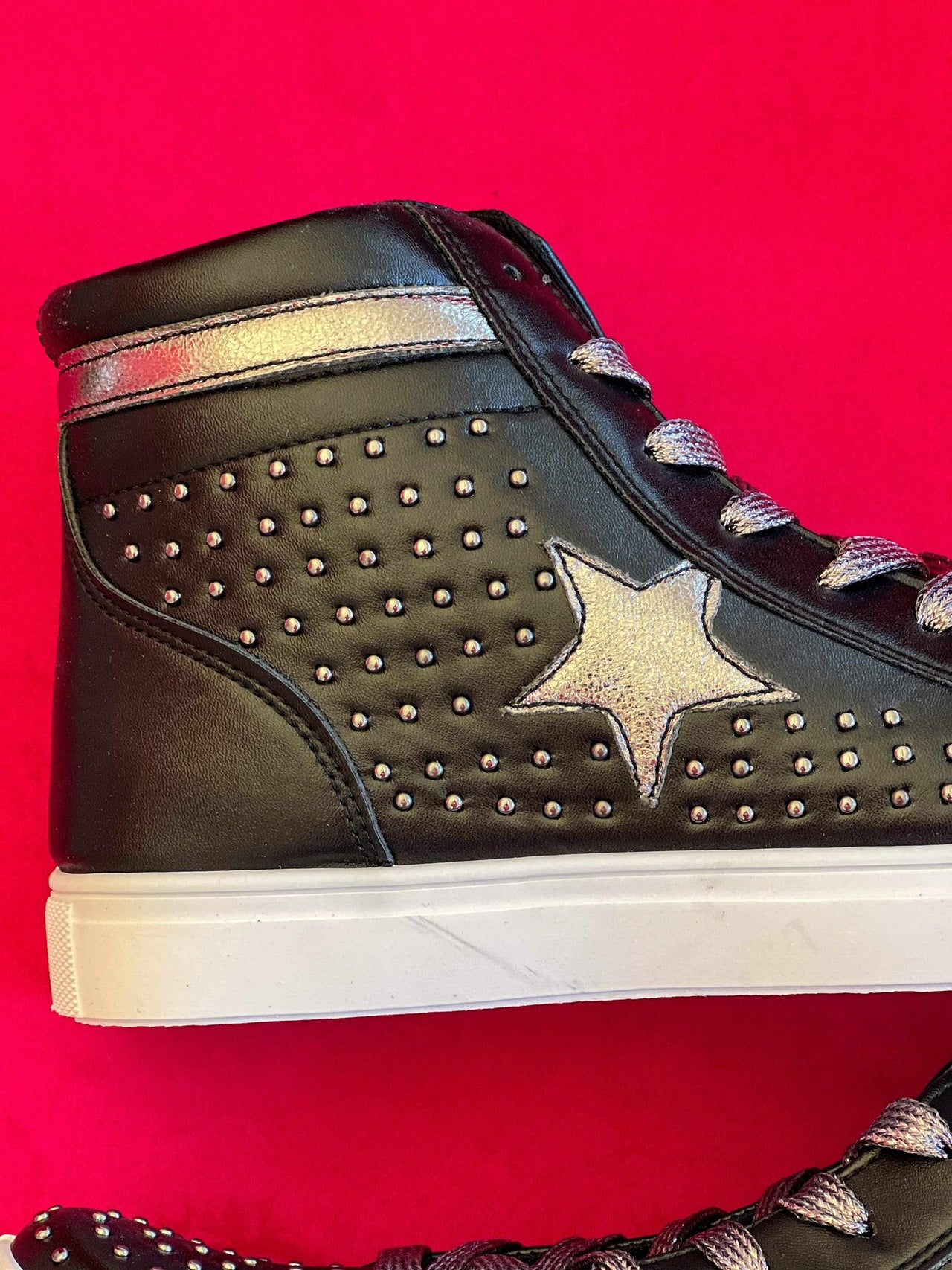 Studded Starlight Sneakers - Black