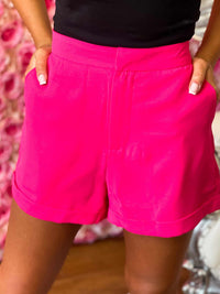 Thumbnail for Pink dress shorts.