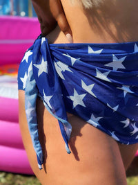 Thumbnail for Little Miss Americana Swim Wrap Skirt