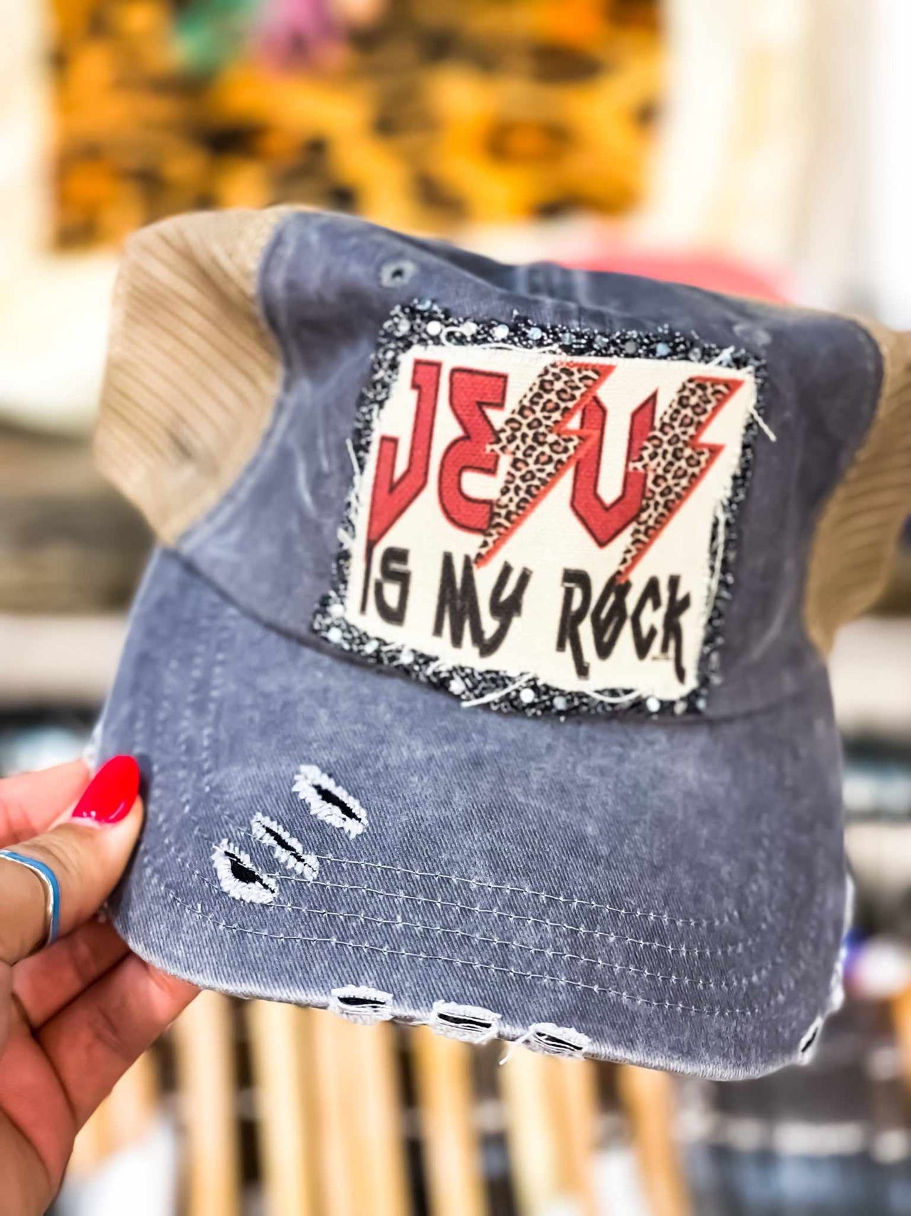 Jesus Is My Rock Hat