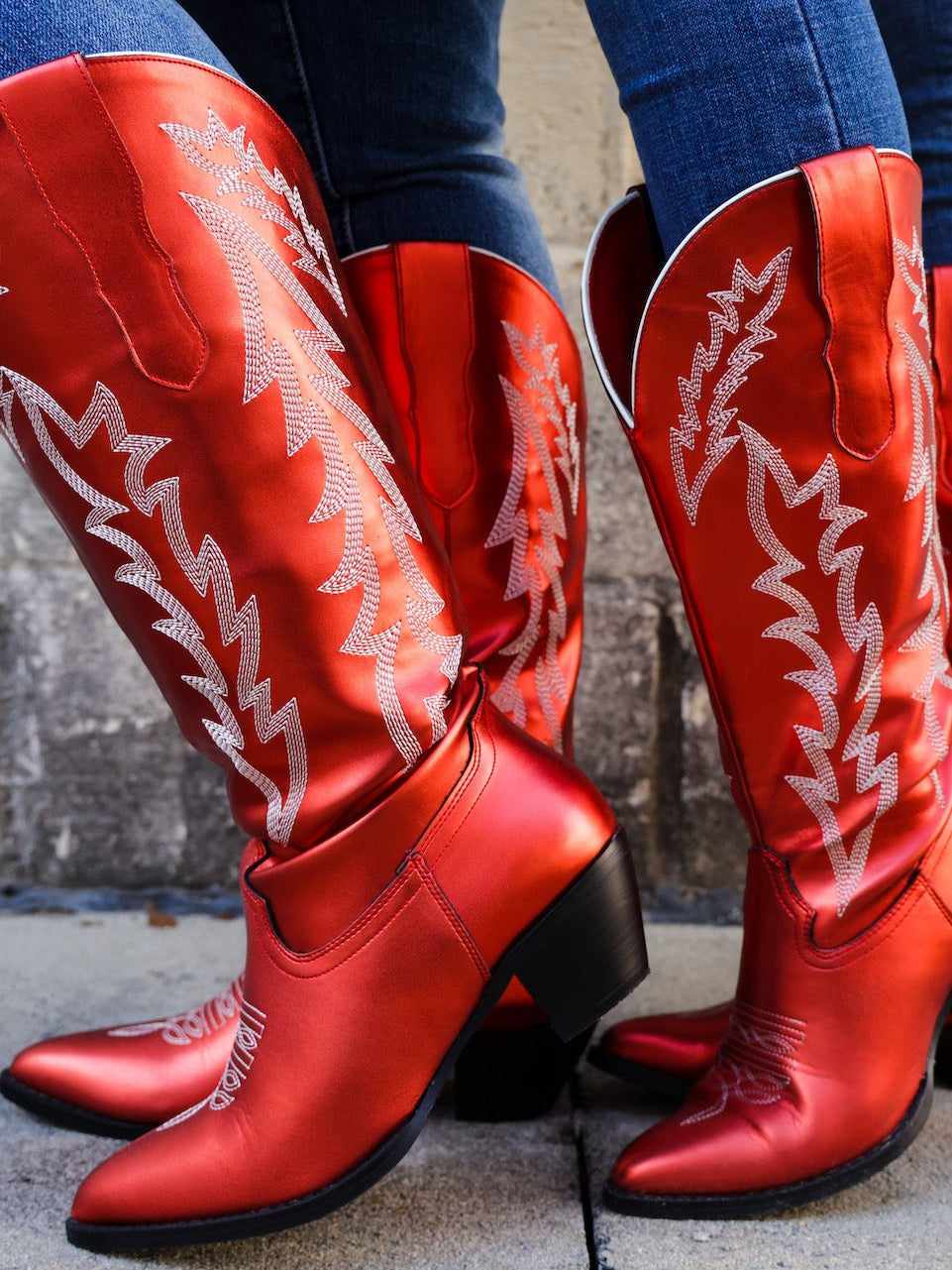Red Western Boots for Women