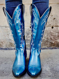 Thumbnail for Blue cowgirl boots.