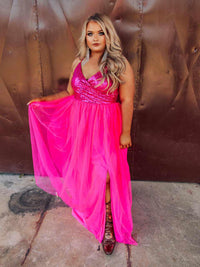 Thumbnail for Playing Dress Up Dress - Pink-Dresses-Southern Fried Chics