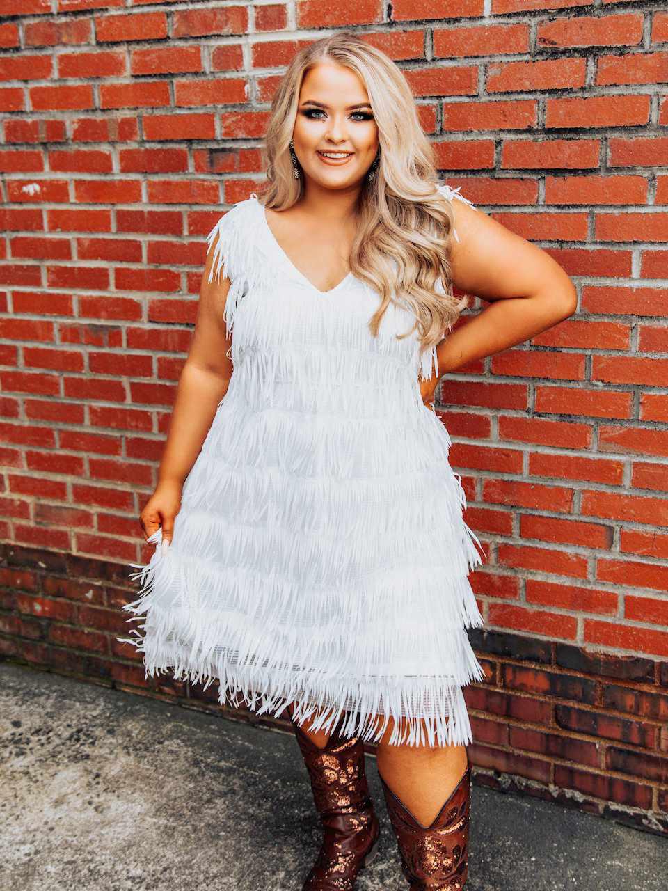 Promise Forever Dress - White-Dresses-Southern Fried Chics