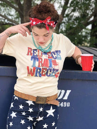 Thumbnail for Redneck Train Wreck T-shirt