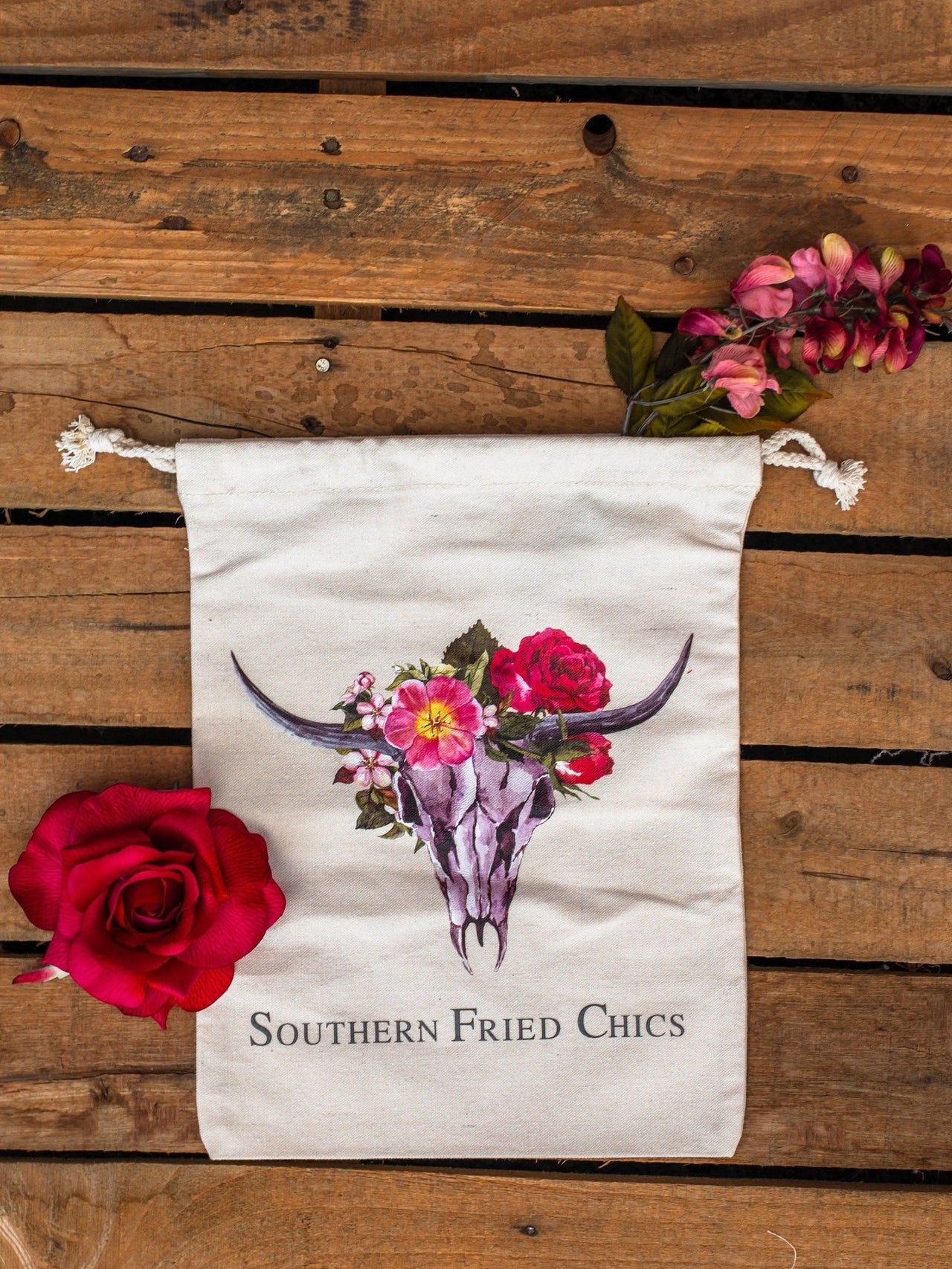 SFC Canvas Tote - Medium-Handbags & Wallets-Southern Fried Chics