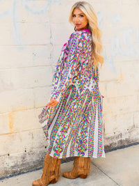 Thumbnail for The Royal Sequin Duster - Rainbow