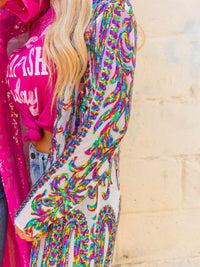 Thumbnail for The Royal Sequin Duster - Rainbow