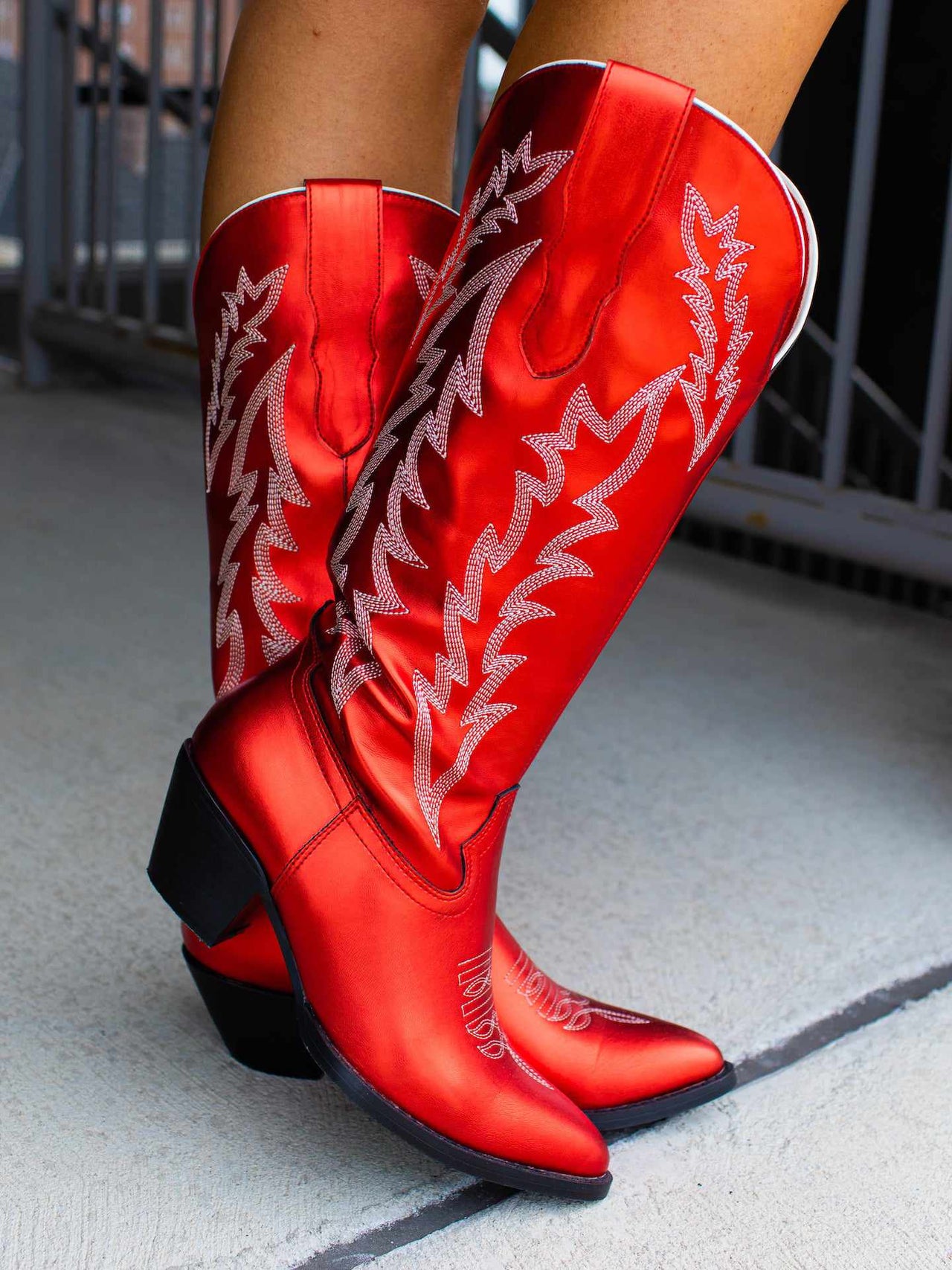 Red Western Boots for Women