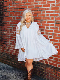 Thumbnail for So Darling Dress - White-Dresses-Southern Fried Chics