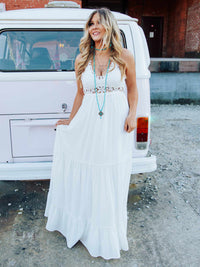 Thumbnail for Southbound Dress - White-Dresses-Southern Fried Chics
