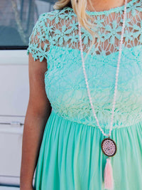 Thumbnail for Summer Nights Dress - Mint-Dresses-Southern Fried Chics