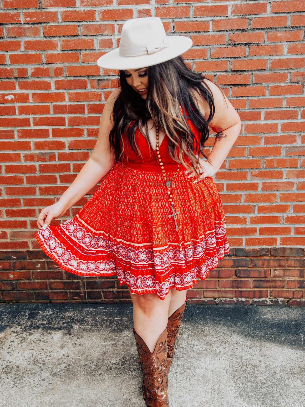 Sunshine and Summertime Dress - Red-Dresses-Southern Fried Chics