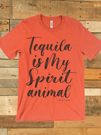 Thumbnail for Tequila Is My Spirit Animal Tee-Southern Fried Chics