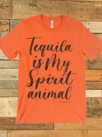 Thumbnail for Tequila Is My Spirit Animal Tee-Southern Fried Chics