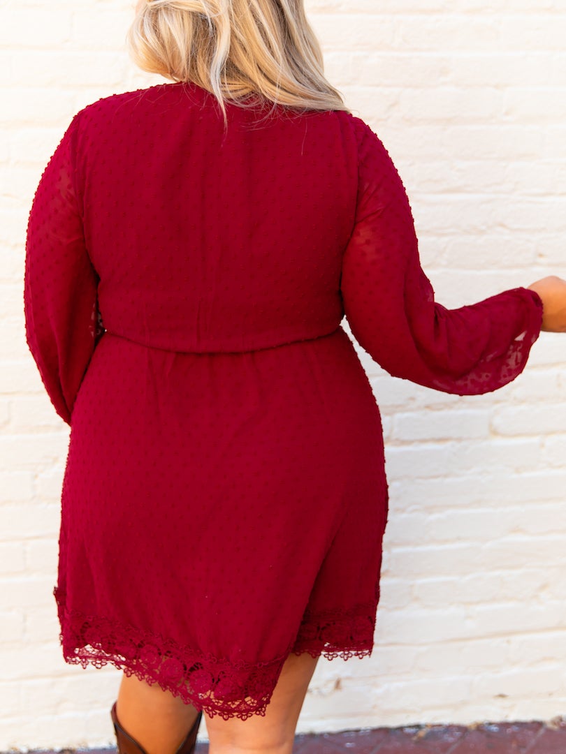 This One's For The Ladies Dress - Cherry Red-Dresses-Southern Fried Chics