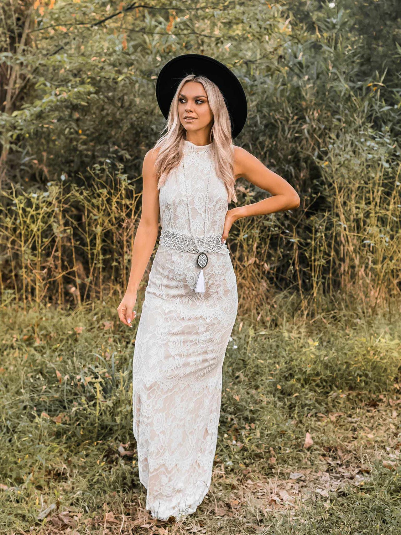 To Have and To Hold Lace Dress - Ivory-Dresses-Southern Fried Chics