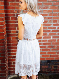 Thumbnail for Twirl You Around Dress - White-Dresses-Southern Fried Chics